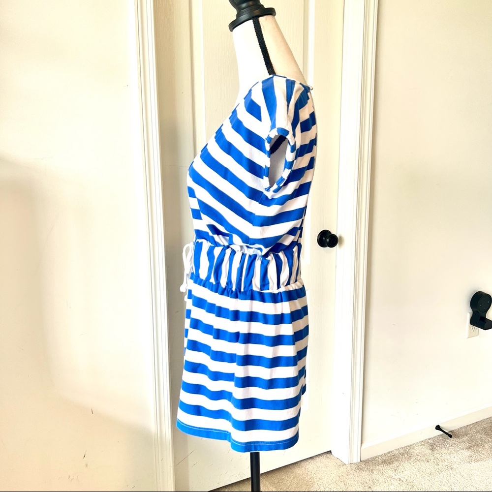 VENUS Striped Deep-V Romper Swim Cover Up—SZ. Small - Picture 3 of 12